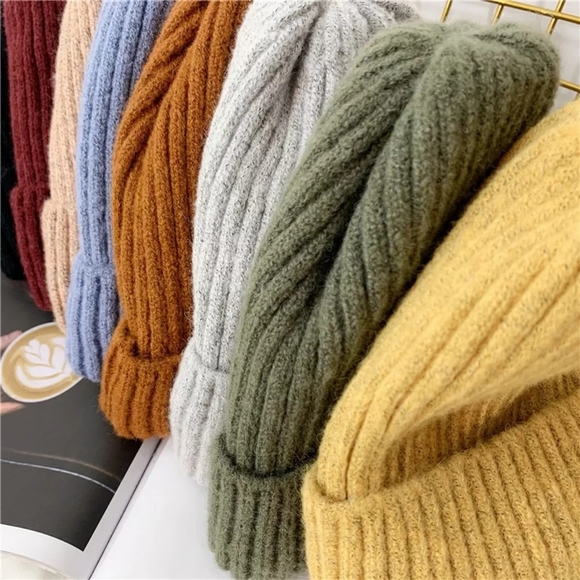 Winter Hat, Faux Fur Lined, Beanie, Touque, New | Beige - Picture 3 of 4